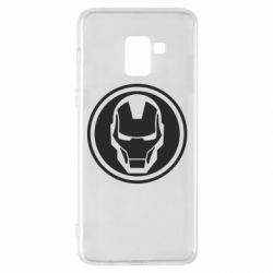Чехол для Samsung A8+ 2018 Iron man symbol