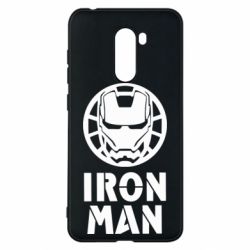 Чехол для Xiaomi Pocophone F1 Iron man text - PrintSalon