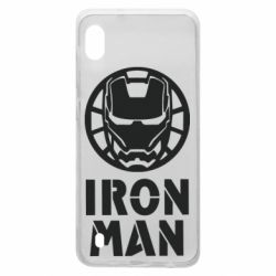 Чехол для Samsung A10 Iron man text - PrintSalon
