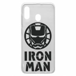 Чехол для Samsung A30 Iron man text - PrintSalon