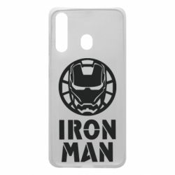 Чехол для Samsung A60 Iron man text - PrintSalon