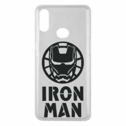Чехол для Samsung A10s Iron man text