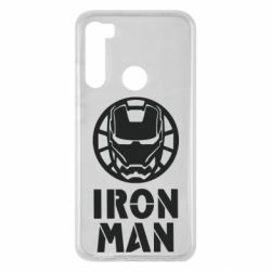 Чехол для Xiaomi Redmi Note 8 Iron man text - PrintSalon