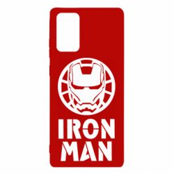Чехол для Samsung Note 20 Iron man text