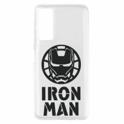 Чехол для Huawei P Smart 2021 Iron man text - PrintSalon