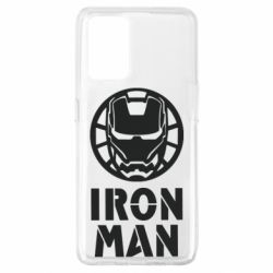Чехол для Oppo A74 4G Iron man text - PrintSalon