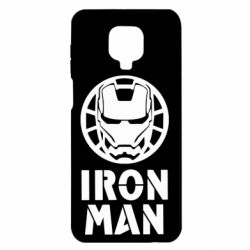 Чехол для Xiaomi Redmi Note 9S/9Pro/9Pro Max Iron man text - PrintSalon