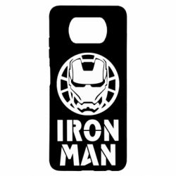 Чехол для Xiaomi Poco X3 Iron man text - PrintSalon