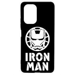 Чехол для Xiaomi Poco F3/K40 Iron man text - PrintSalon