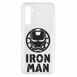 Чехол для Realme 6 Iron man text - PrintSalon