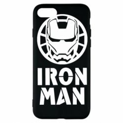 Чехол для iPhone 7 Iron man text - PrintSalon