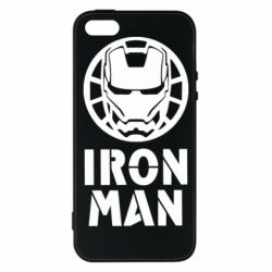 Чехол для iPhone5/5S/SE Iron man text - PrintSalon