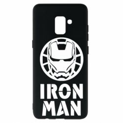 Чехол для Samsung A8+ 2018 Iron man text - PrintSalon