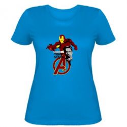 Женская футболка Iron Man-Tony Stark - PrintSalon