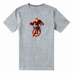 Мужская футболка премиум Iron Man-Tony Stark - PrintSalon
