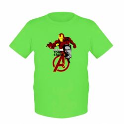 Детская футболка Iron Man-Tony Stark