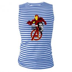 Майка-тельняшка Iron Man-Tony Stark - PrintSalon