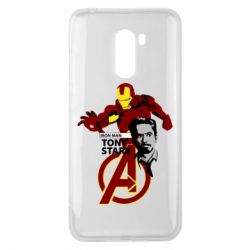 Чехол для Xiaomi Pocophone F1 Iron Man-Tony Stark