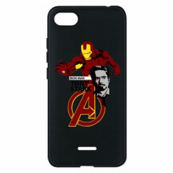 Чехол для Xiaomi Redmi 6A Iron Man-Tony Stark - PrintSalon