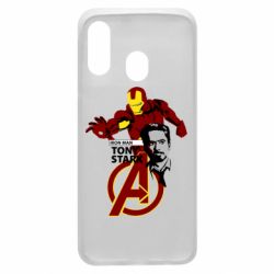 Чехол для Samsung A40 Iron Man-Tony Stark - PrintSalon