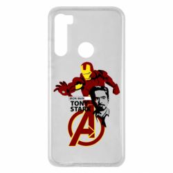 Чехол для Xiaomi Redmi Note 8 Iron Man-Tony Stark - PrintSalon