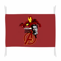 Флаг Iron Man-Tony Stark - PrintSalon