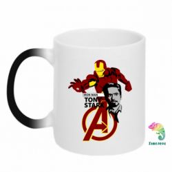 Чашка-хамелеон Iron Man-Tony Stark - PrintSalon