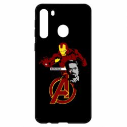 Чехол для Samsung A21 Iron Man-Tony Stark - PrintSalon