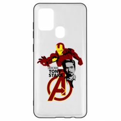 Чехол для Samsung A21s Iron Man-Tony Stark - PrintSalon