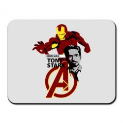 Коврик для мыши Iron Man-Tony Stark - PrintSalon