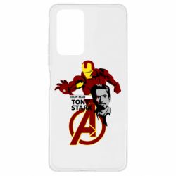 Чехол для Xiaomi Redmi Note 10 Pro Iron Man-Tony Stark - PrintSalon