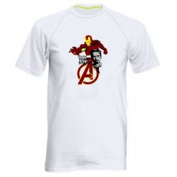 Мужская футболка для спорта Iron Man-Tony Stark - PrintSalon