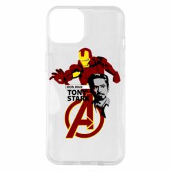 Чехол для iPhone 14 Iron Man-Tony Stark - PrintSalon