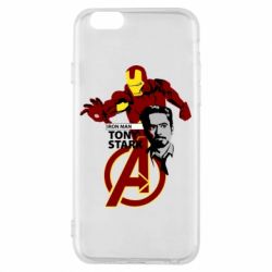 Чехол для iPhone 6/6S Iron Man-Tony Stark - PrintSalon