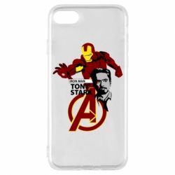 Чехол для iPhone 8 Iron Man-Tony Stark - PrintSalon