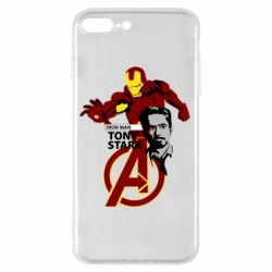 Чехол для iPhone 8 Plus Iron Man-Tony Stark - PrintSalon