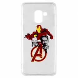 Чохол для Samsung A8 2018 Iron Man-Tony Stark