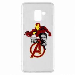 Чехол для Samsung A8+ 2018 Iron Man-Tony Stark - PrintSalon