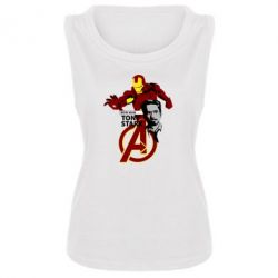 Женская майка Iron Man-Tony Stark - PrintSalon