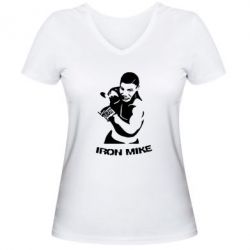 Жіноча футболка з V-подібним вирізом Iron Mike - PrintSalon
