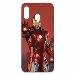 Чехол для Samsung A20 Ironman and сity - PrintSalon