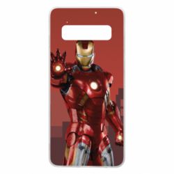 Чехол для Samsung S10 Ironman and сity - PrintSalon