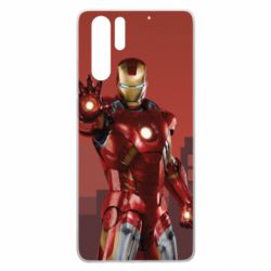 Чехол для Huawei P30 Pro Ironman and сity - PrintSalon