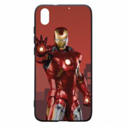 Чехол для Xiaomi Redmi 7A Ironman and сity - PrintSalon