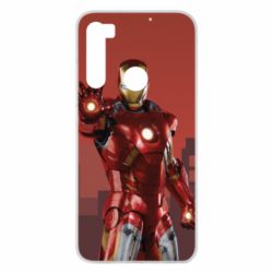 Чехол для Xiaomi Redmi Note 8 Ironman and сity - PrintSalon