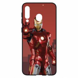 Чехол для Samsung M30 Ironman and сity - PrintSalon