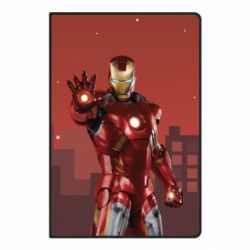 Блокнот с принто Ironman and сity - PrintSalon