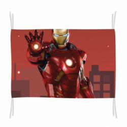 Флаг Ironman and сity - PrintSalon