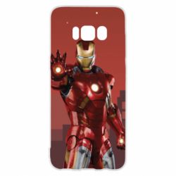 Чехол для Samsung S8 Ironman and сity - PrintSalon