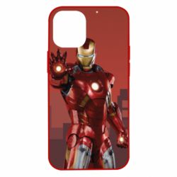 Чехол для iPhone 12 mini Ironman and сity - PrintSalon